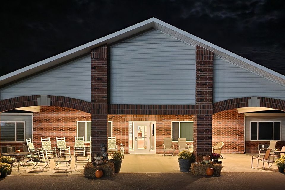 Building at night