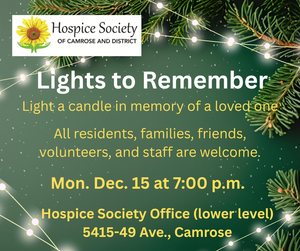 Lights to remember hscd office
