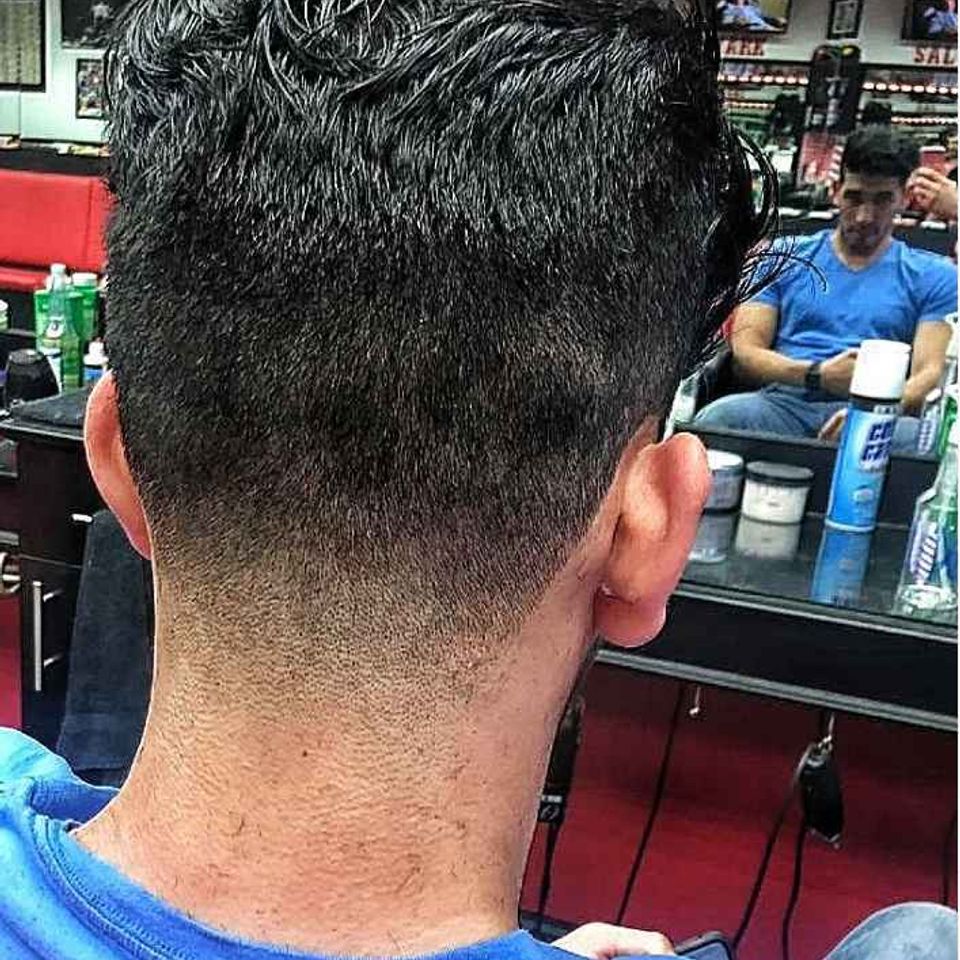 Sal and gabis barbershop patron headback