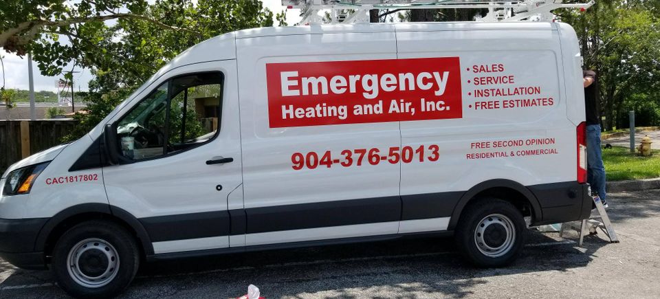Emergency heating and air van