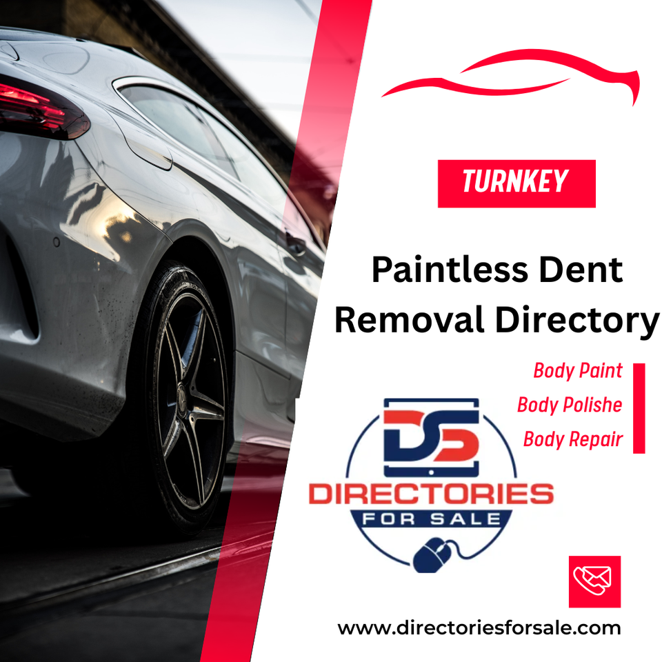 Red white auto car service body paint instagram post