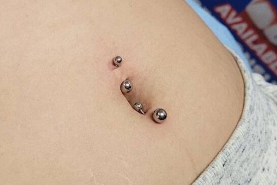 Barb upper lower naval