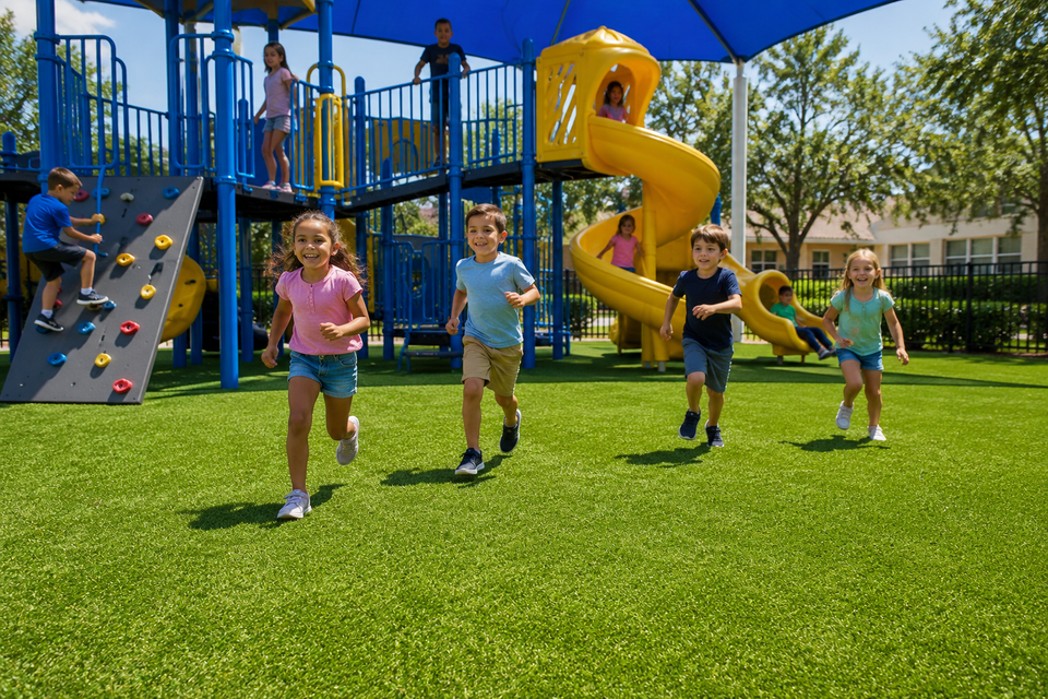 Artificial Grass Playground System