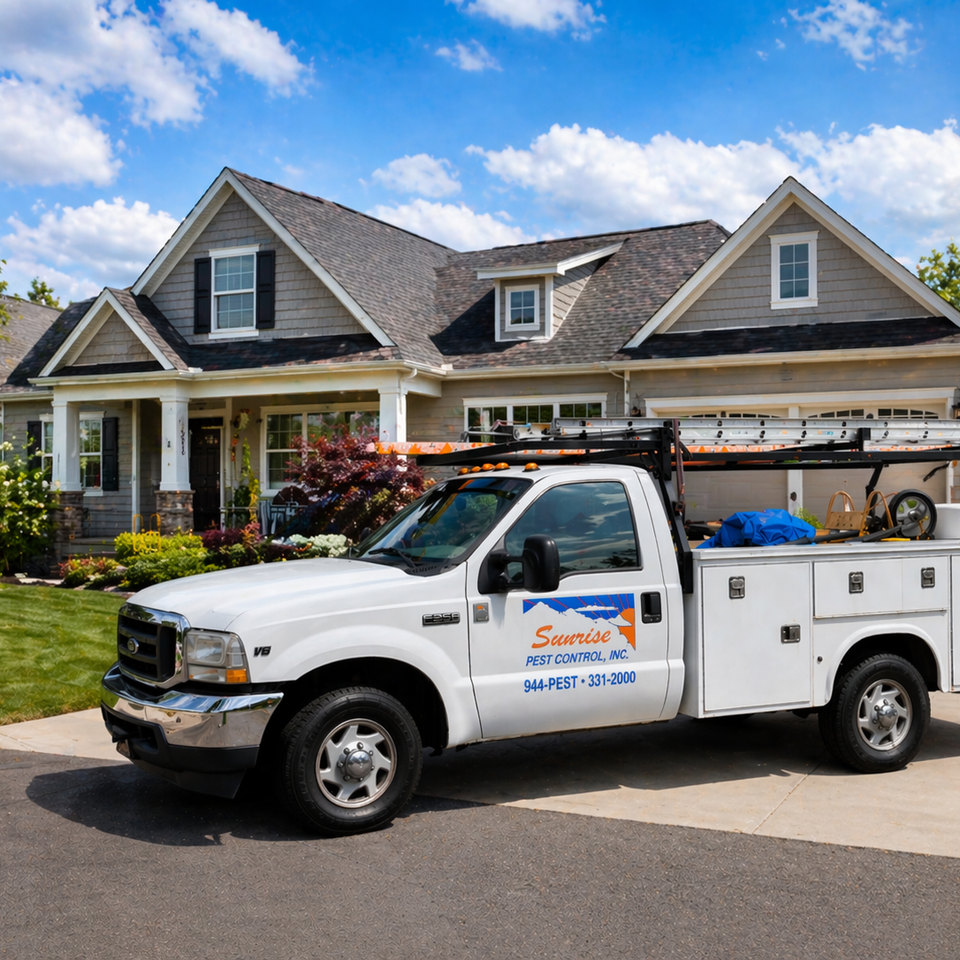 Professional structural pest inspection services in Carmichael CA by Sunrise Pest Control