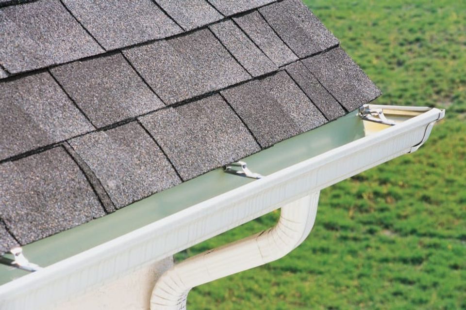house with new gutters