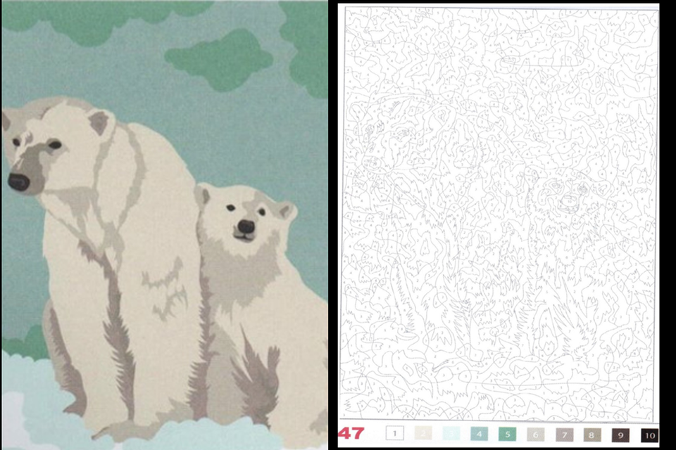 Sample color by numbers