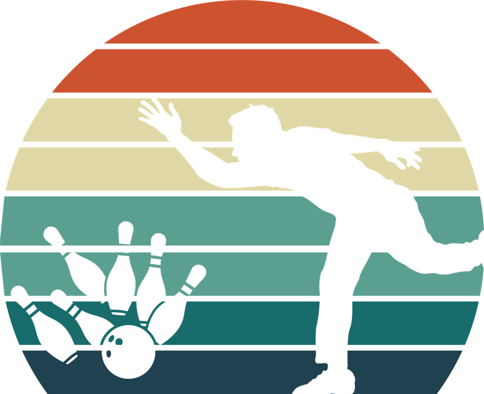 Bowling   retro sunset graphics 16