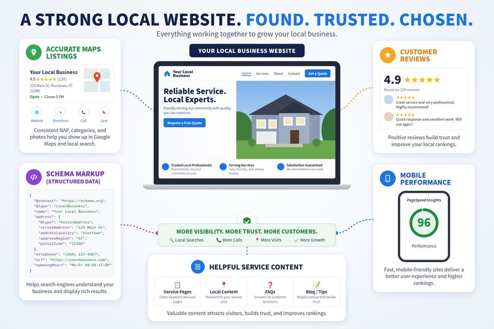 Strong local website