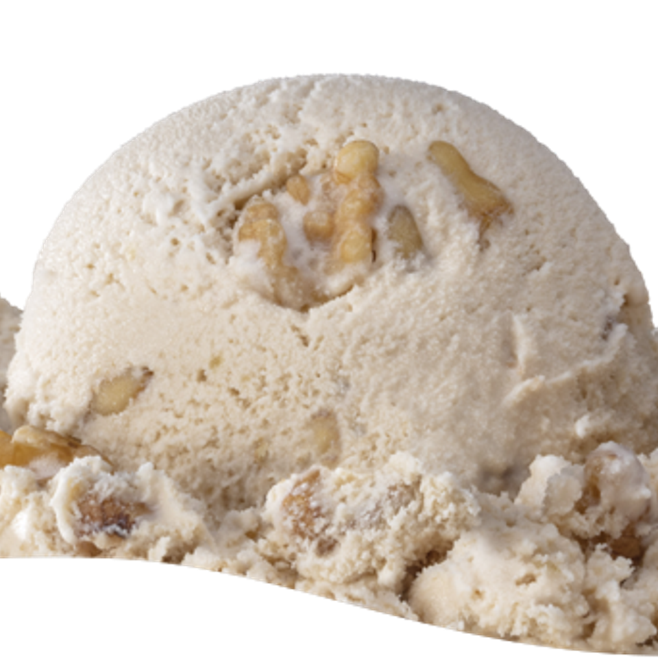Maple Walnut Ice Cream, Yoyos Ice Cream in Beaufort