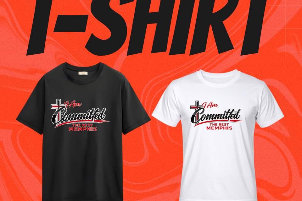 Orange and black dynamic t shirt sale instagram post