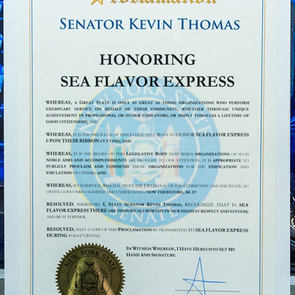 Sea flavor express grand opening   ribbon cutting 1115 l