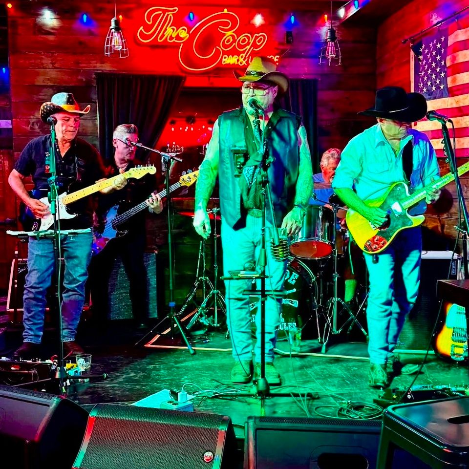 Roadside performing outlaw country and southern rock on stage at a bar and lounge in Long Island NY