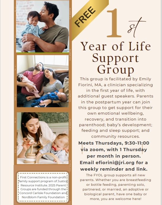 First connections' free weekly support group