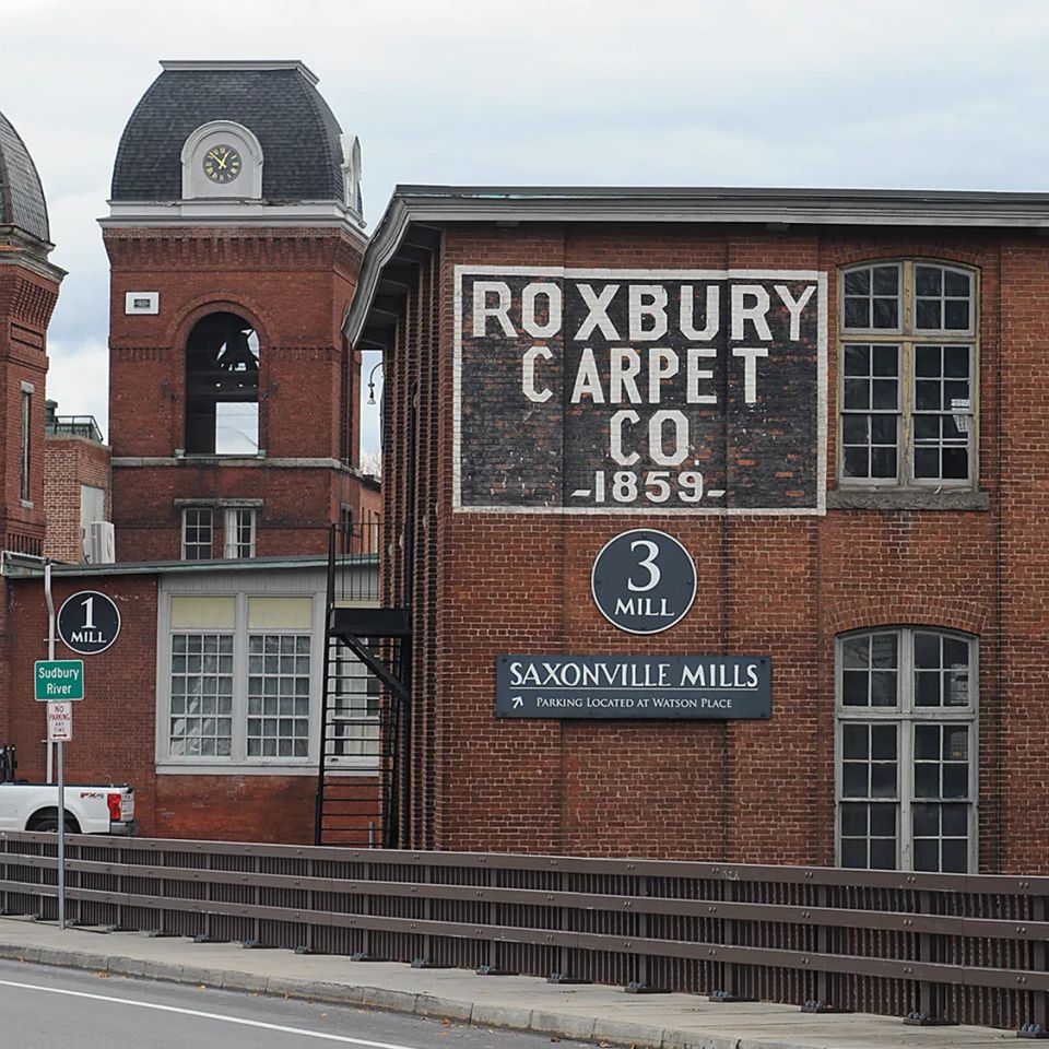 Saxonville Mills, home of The Mill Contemporary Art in Framingham