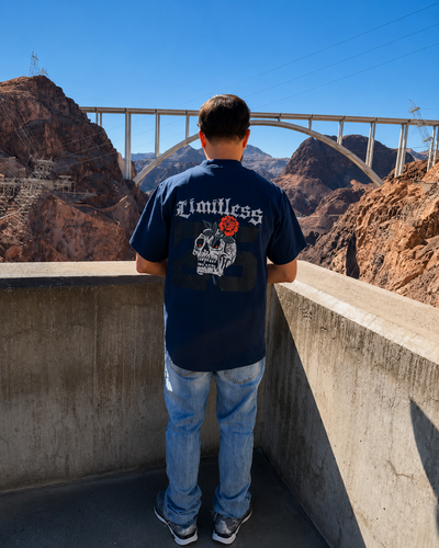 Limitless Apparel lifestyle at Hoover Dam