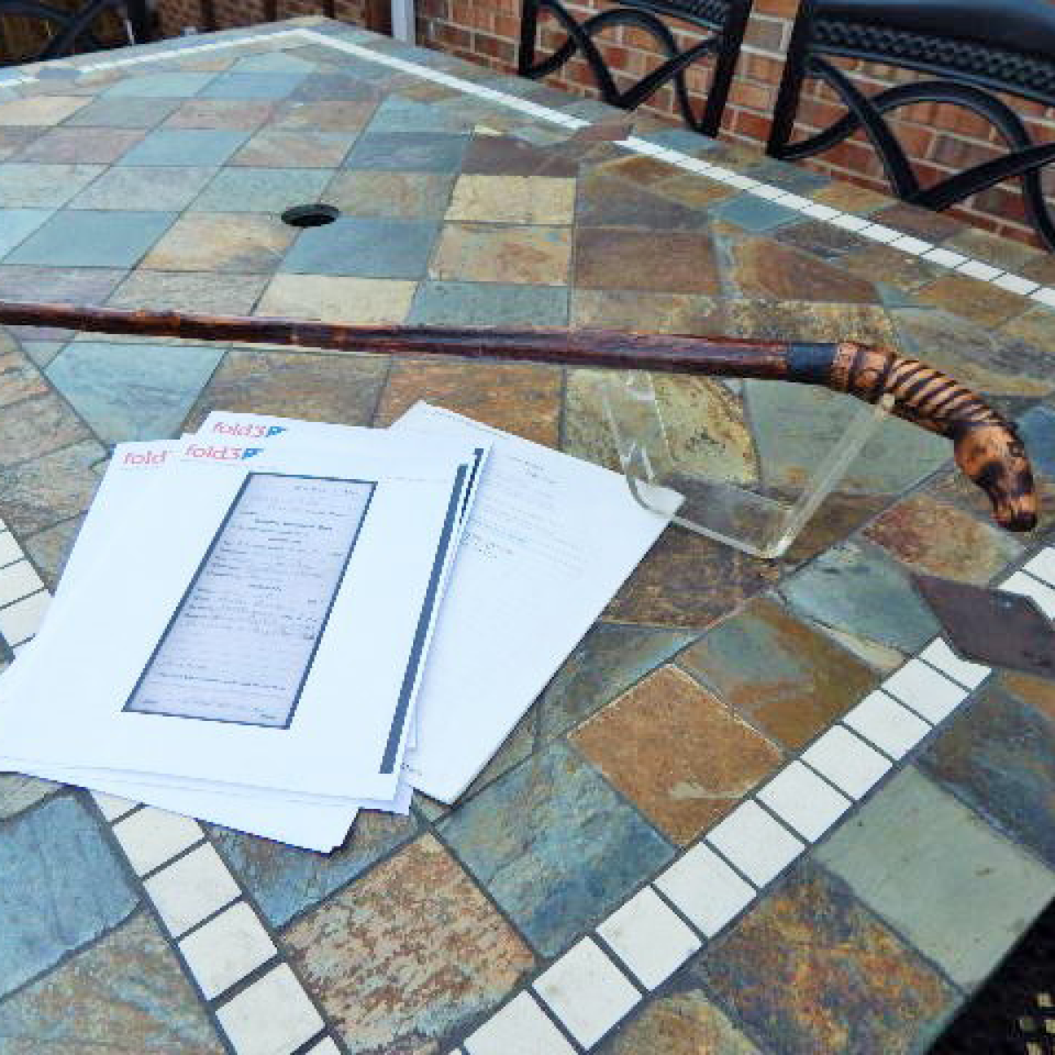 Cw vets carved horse head cane id'ed merrill's hor files20170913 15012 u2rly2