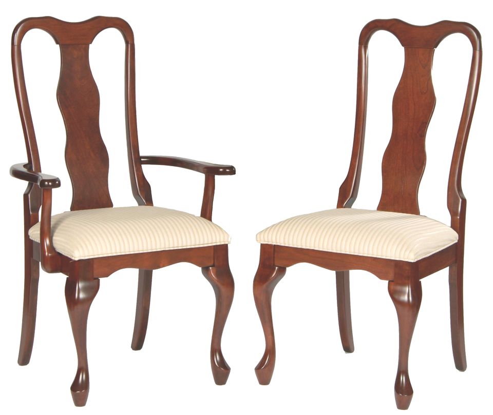 Cd hip queen anne chairs 16502 16503