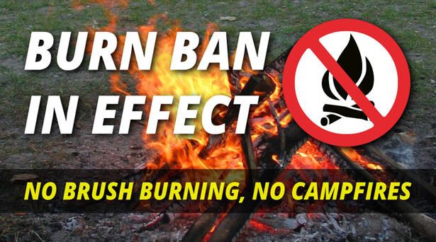 Burn ban slide