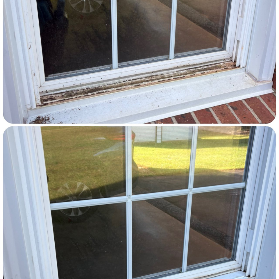 Windows cleanig before and after gcs  solutions llc 