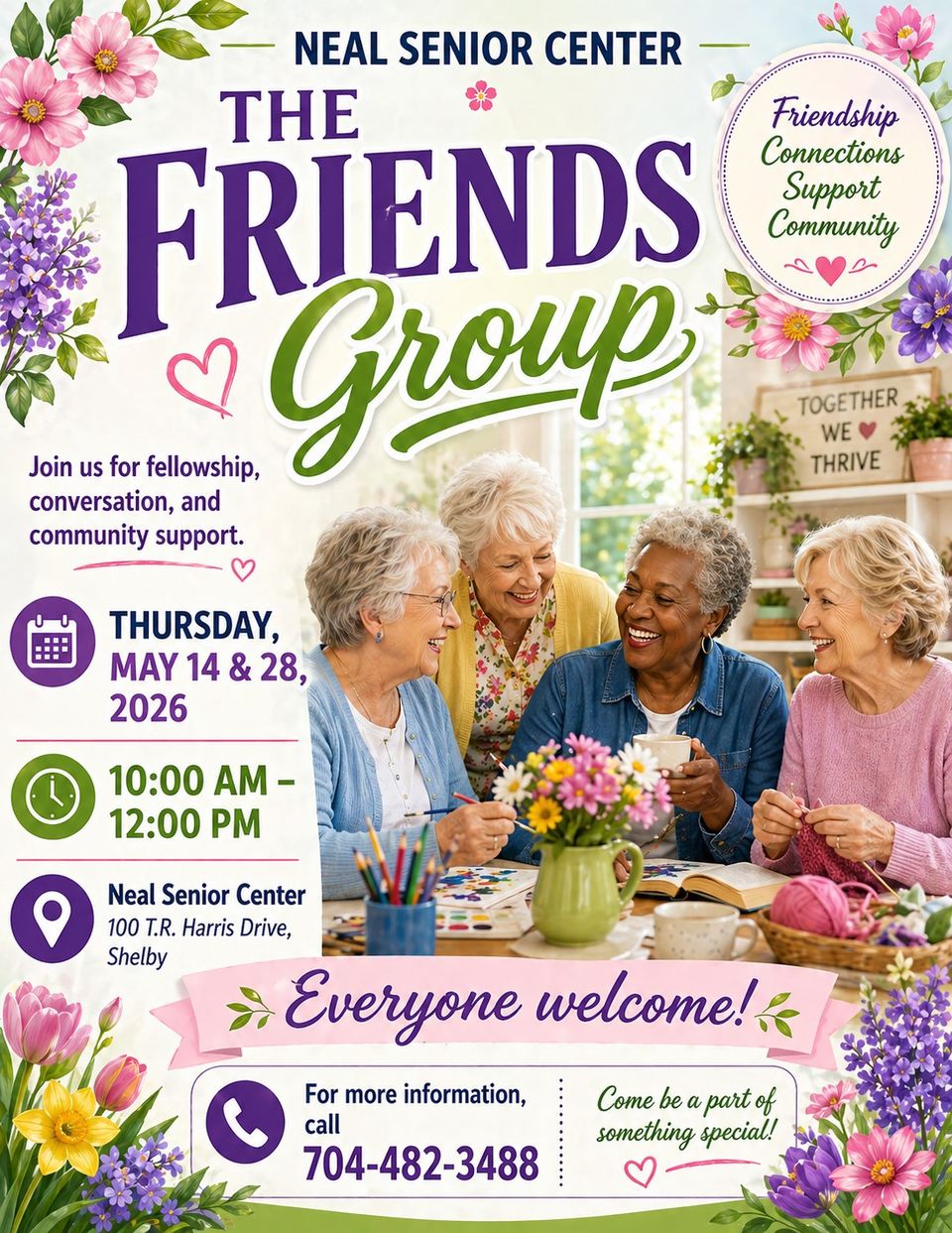 Poster friends group may 2026