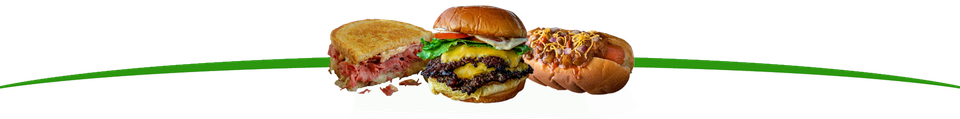 Curve reuben burger hot dog