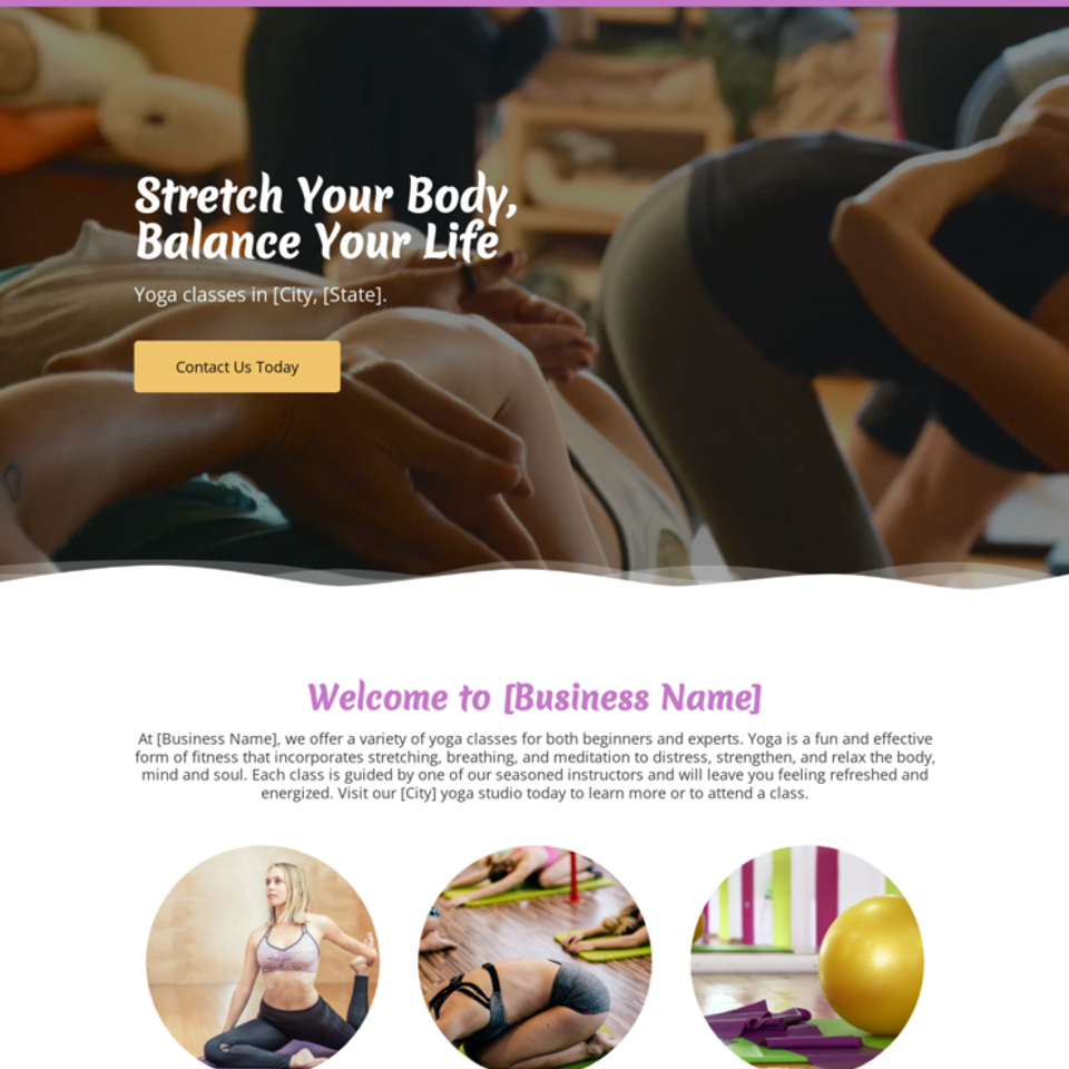 Yoga studio