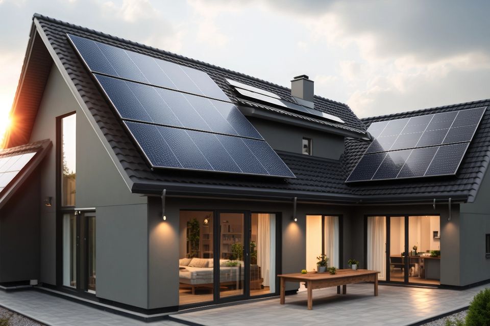 Reach solar panel home roof 2x