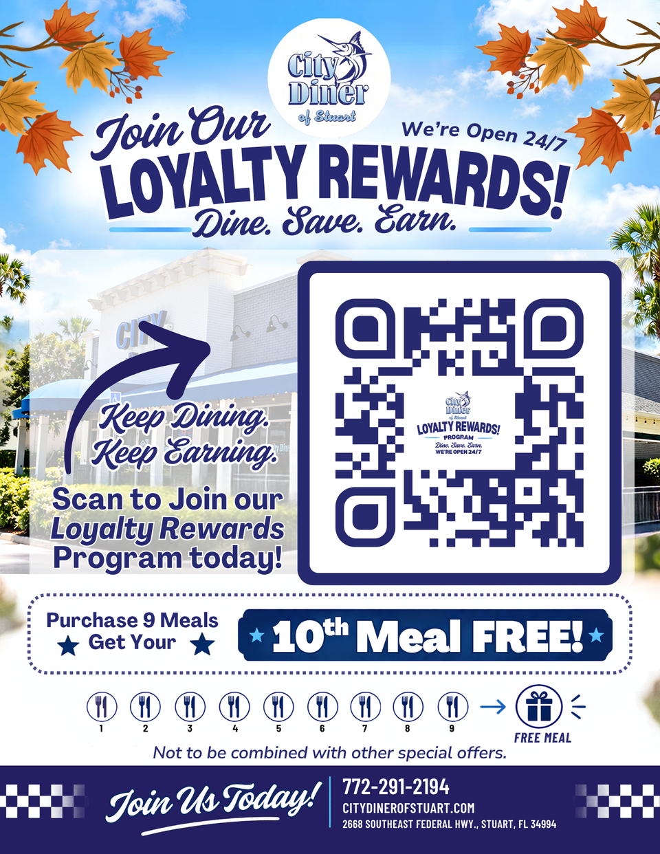  city diner posts loyalty rewards