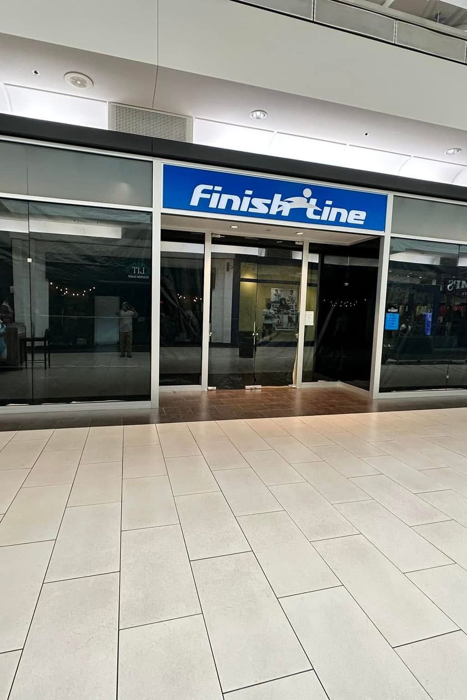 Finish line awning
