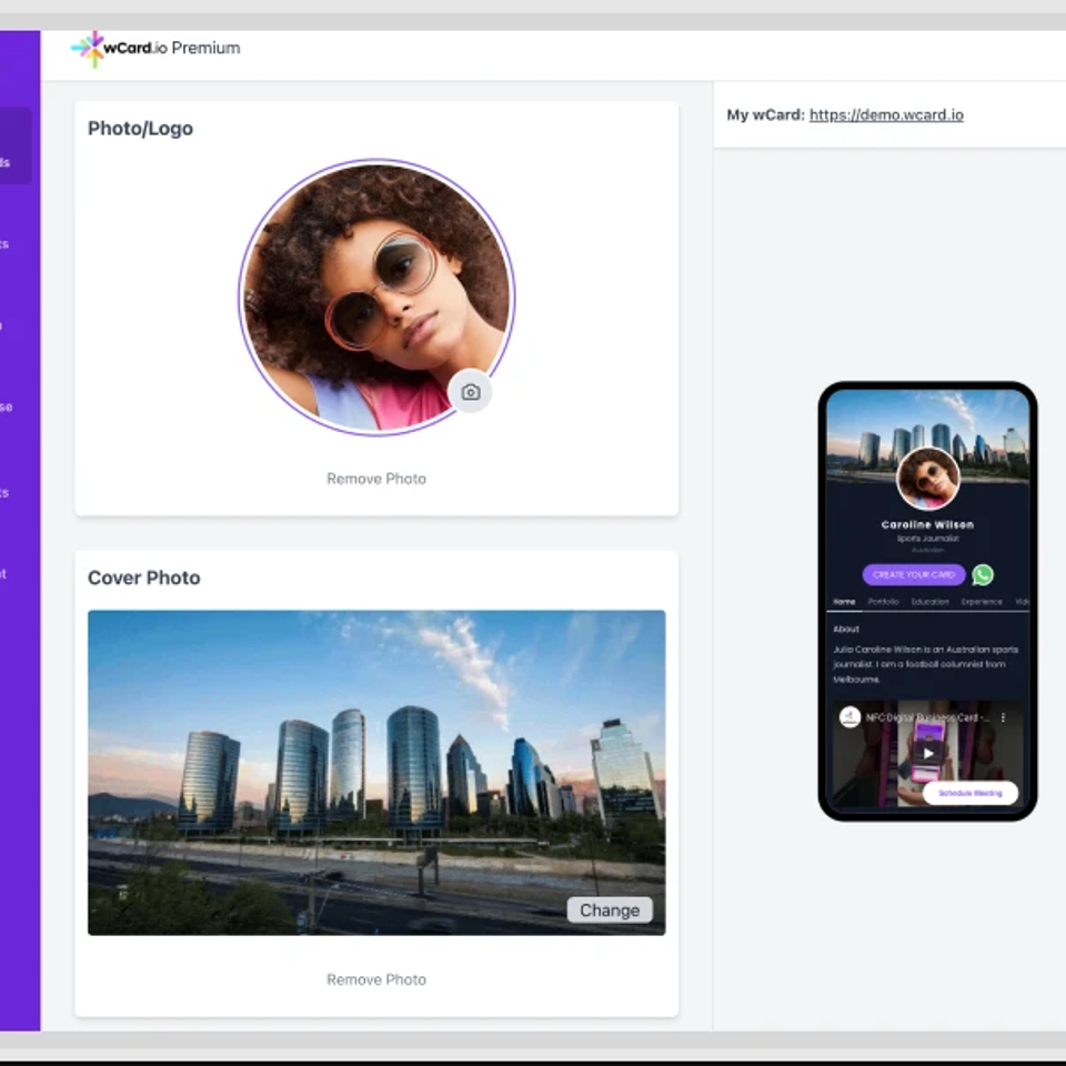 Digital business card   profile cover photo 3