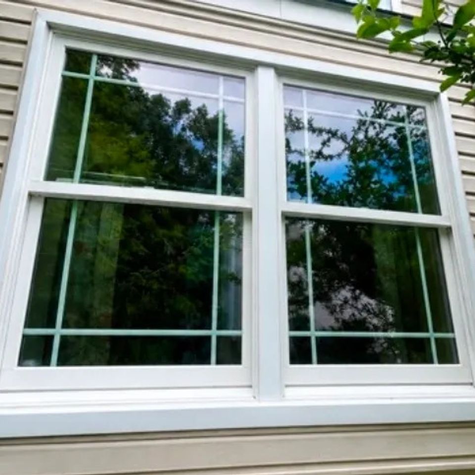 Newly cleaning windows for a home in Harrisburg PA