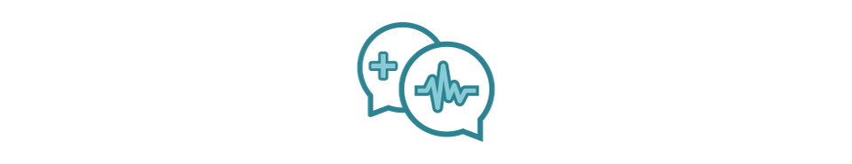 Speech bubbles icon for multilingual care