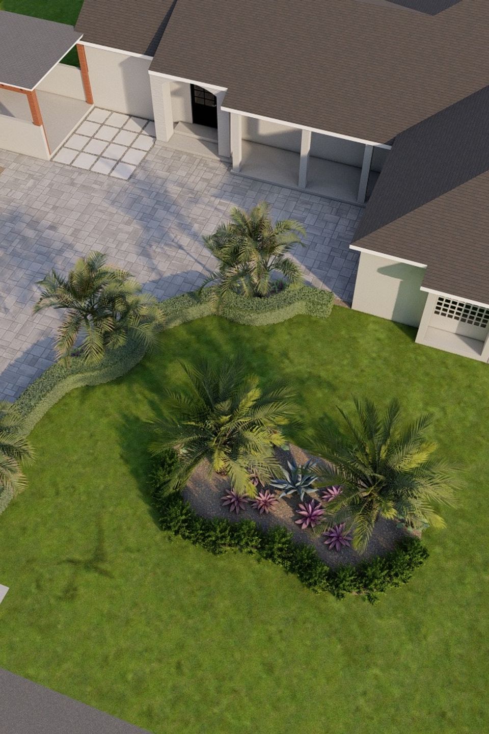 Aerial view residential