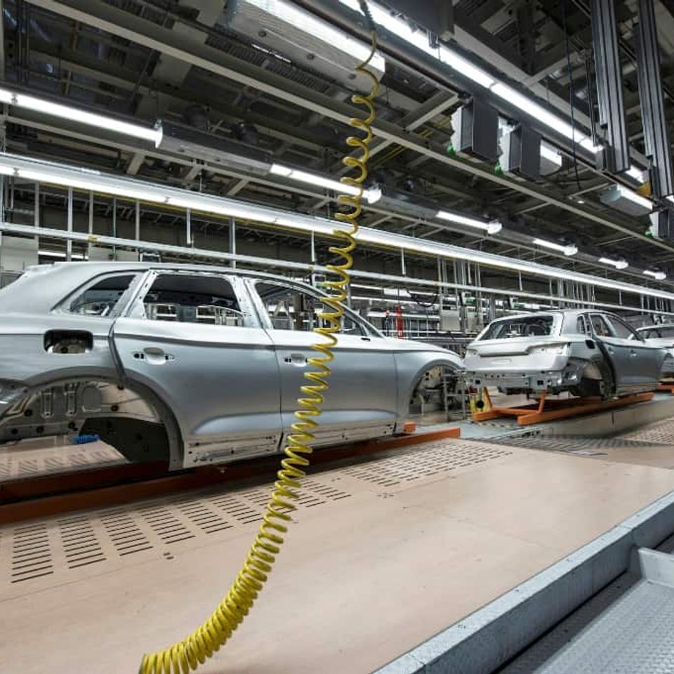 Mexico auto manufacturing plant interior