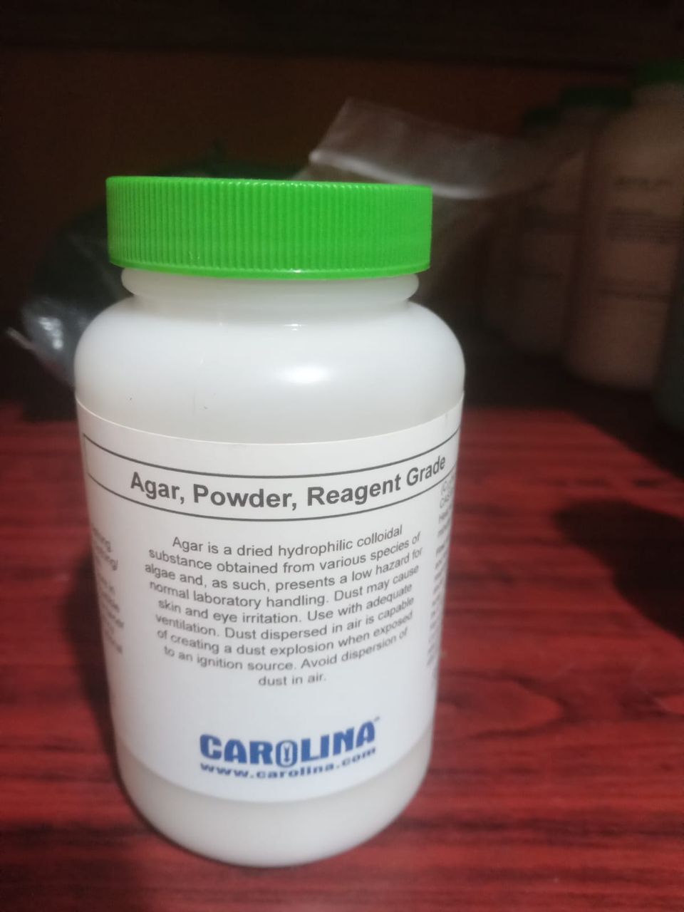 Agar powder reagent