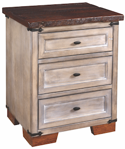 Cwf 3 drawer farm heritage nightstand