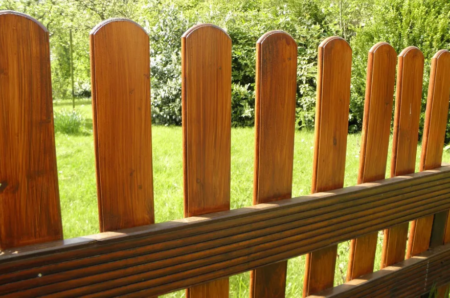 Wood fence