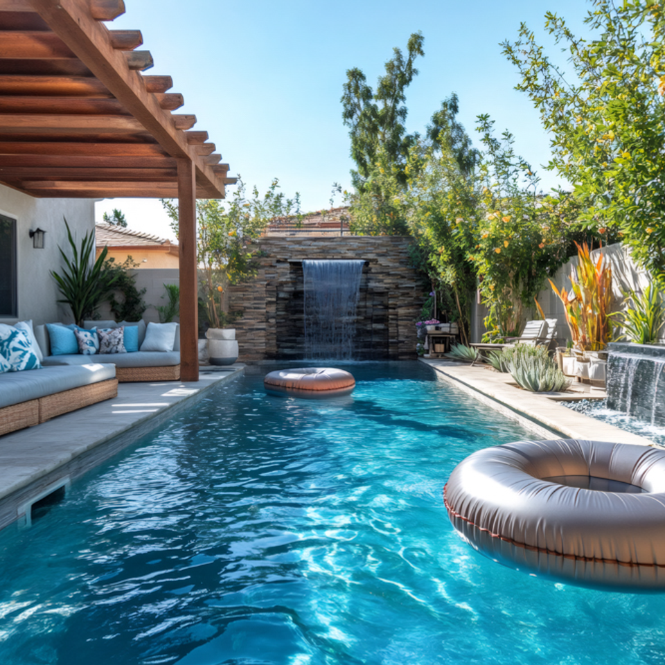 Luxe outdoor living cincinnati pools pergolas 07