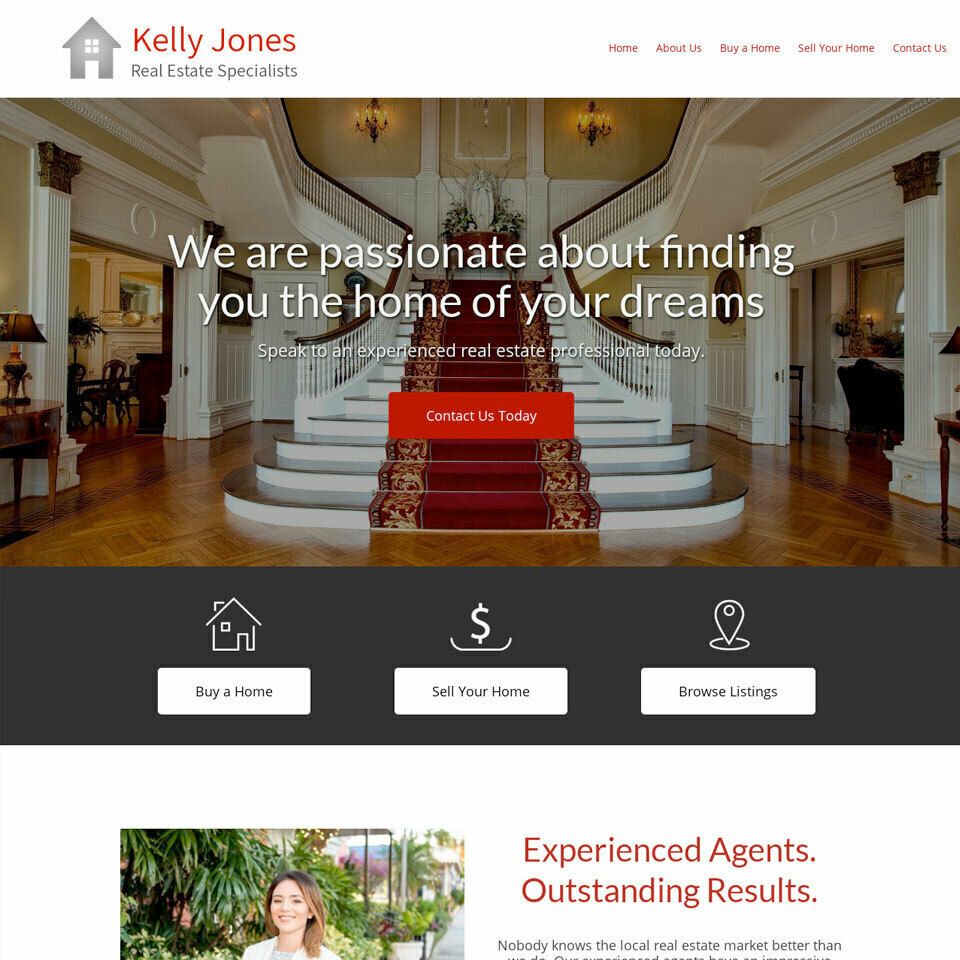 Real estate website template original