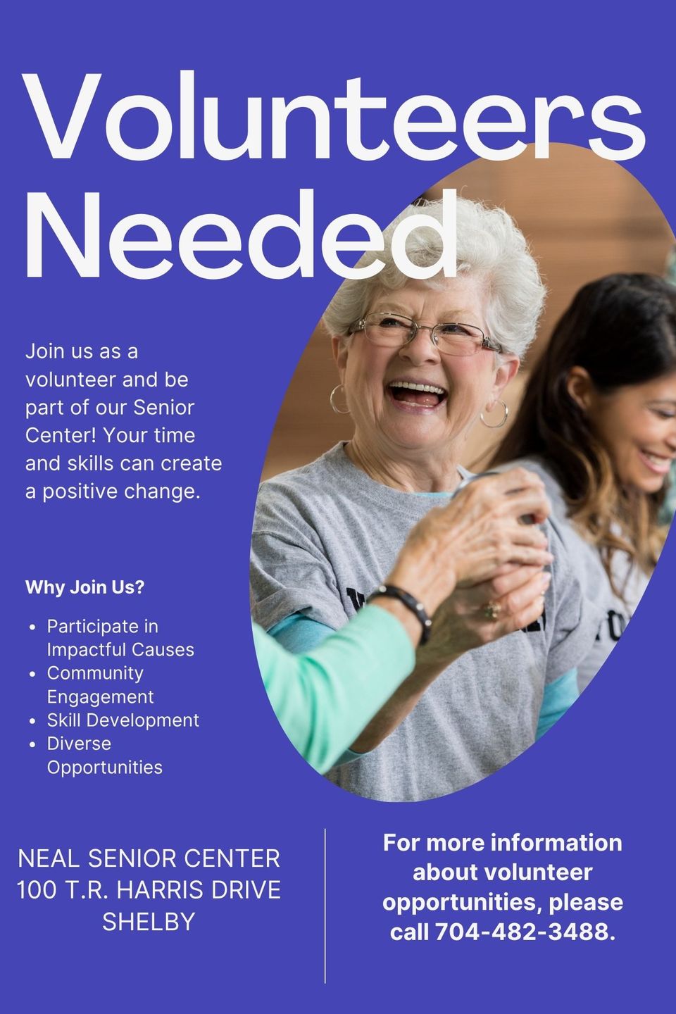 Volunteers needed may 2026