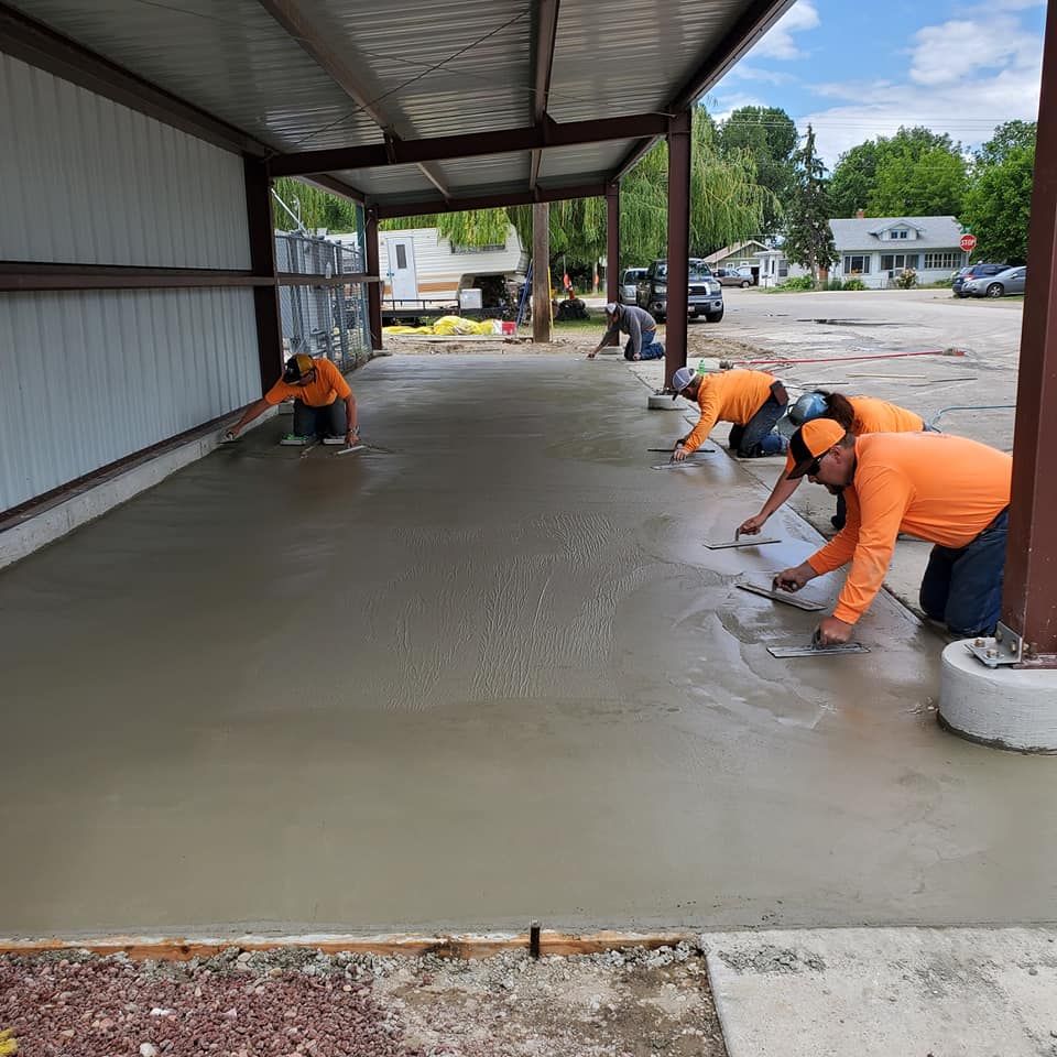 Concrete pad 2