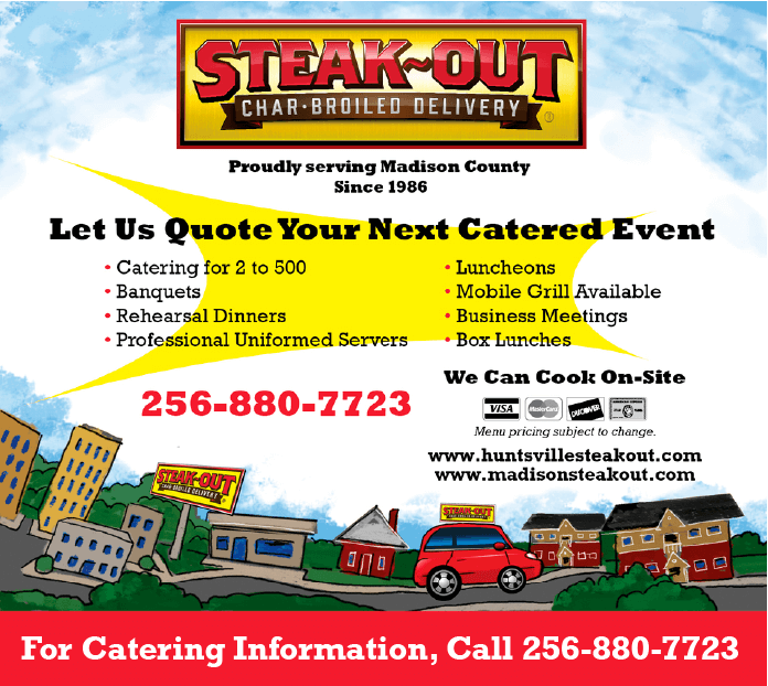 Steakout ad homepage