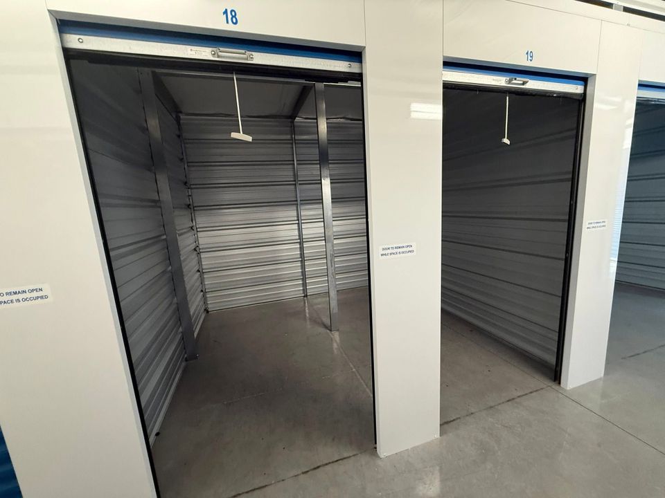 A cleaned out storage container, done by JNJ Hauling Solutions of Citrus County