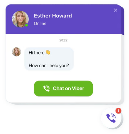 Viber chatbot webspace launcher
