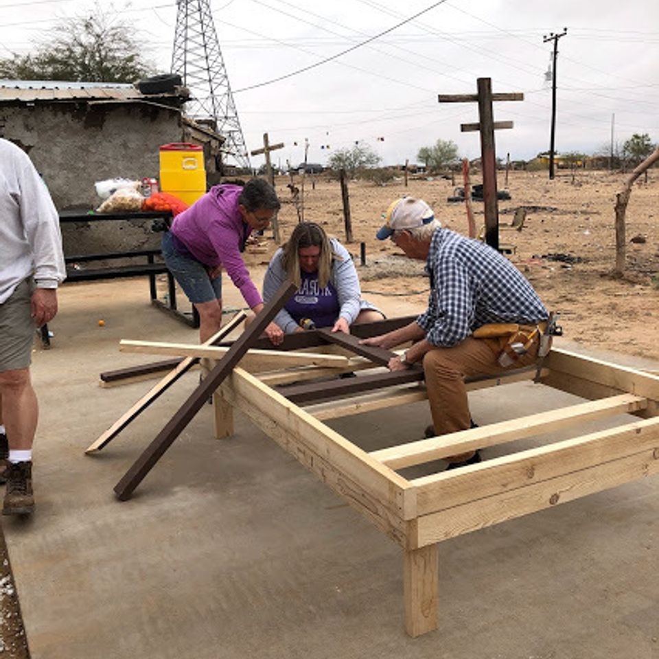 Bedframe under construction