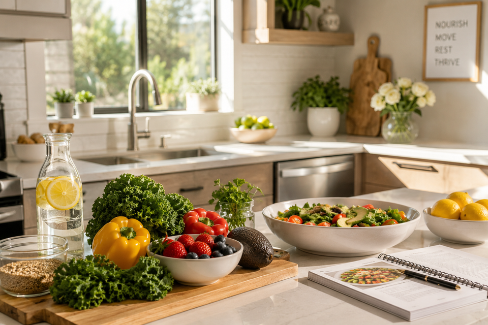 Healthy foods for nutrition and lifestyle wellness coaching