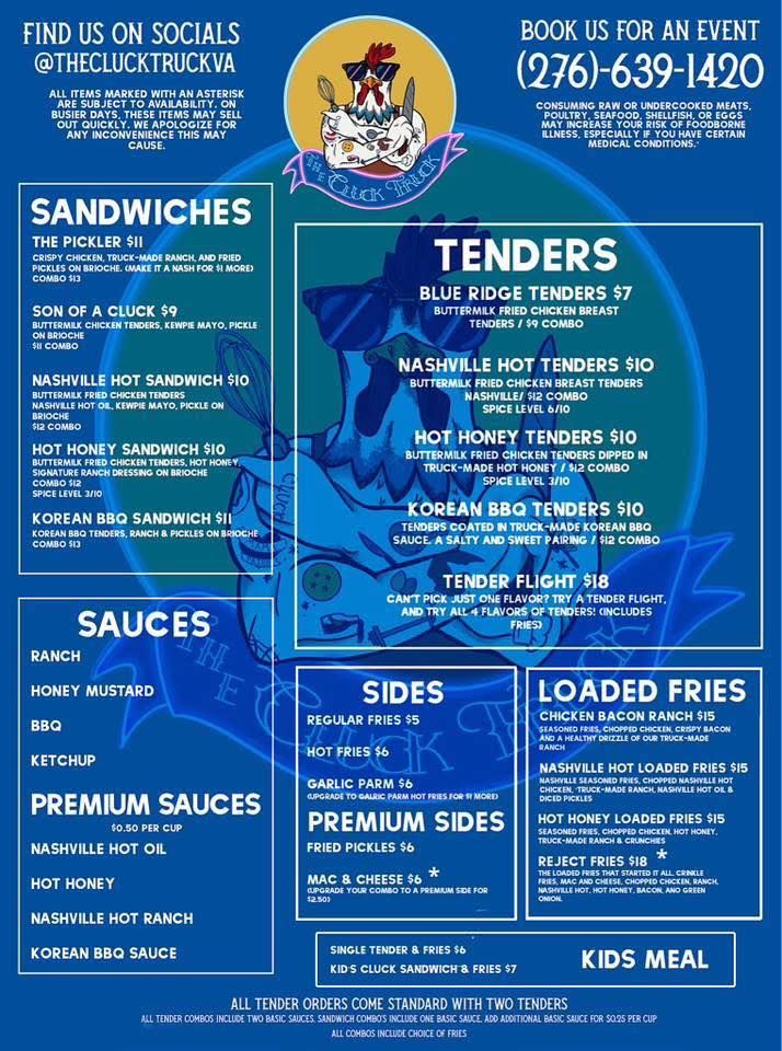 Menu dec 22 2025