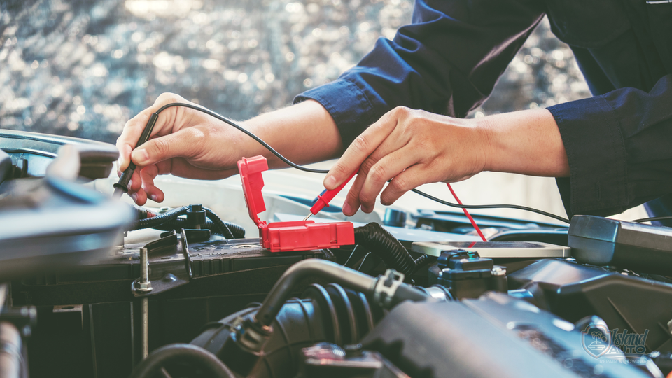 Island auto repair worcester battery check