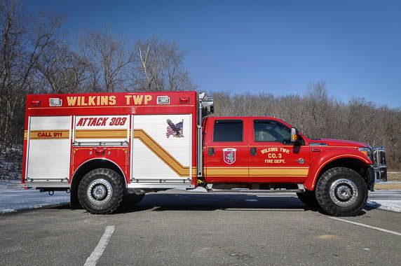 Precision Fire Apparatus | Wilkins TWP - Ford F554 4x4 Quick Attack ...