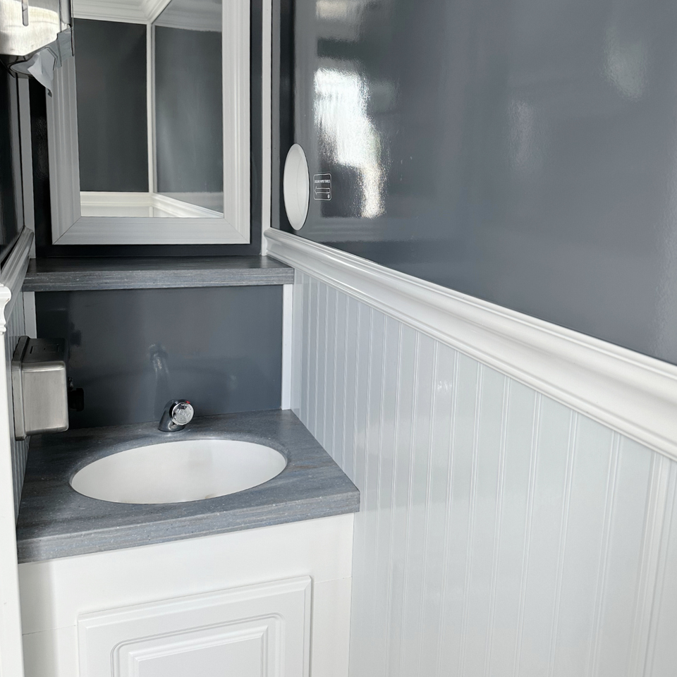 Restroom Trailer Interior